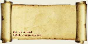 Olga Nikolendžić vizit kartica